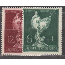 Alemania Imperio Correo 1944 Yvert 812/13 * Mh