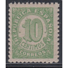 España Variedades 1938 Edifil 746G ** Mnh  Papel gris