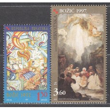 Croacia Correo 1997 Yvert 416/17 ** Mnh Navidad