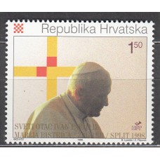 Croacia Correo 1998 Yvert 454 ** Mnh Papa Juan Pablo II