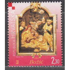 Croacia Correo 2001 Yvert 556 ** Mnh Navidad