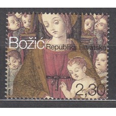 Croacia Correo 2002 Yvert 591 ** Mnh Navidad