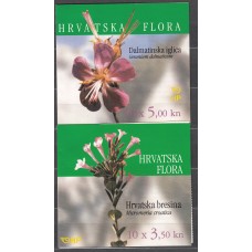 Croacia Correo 2000 Yvert 521/22 Carnets ** Mnh Flores