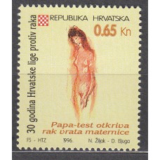 Croacia Beneficencia Yvert 51 ** Mnh Lucha contra el Cancer