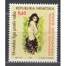 Croacia Beneficencia Yvert 67 ** Mnh Prevención contra el Cancer