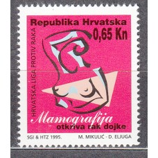 Croacia Beneficencia Yvert 49 ** Mnh Lucha contra el Cancer