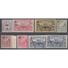 Nueva Caledonia Correo Yvert 127/31+133/35 **/* Mnh/Mh