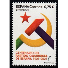 España II Centenario Correo 2022 Edifil 5626** Mnh Partido Comunista