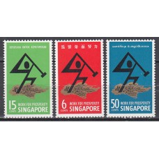 Singapur - Correo Yvert 79/81 ** Mnh