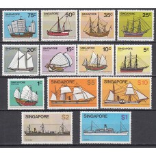 Singapur - Correo Yvert 334/46 ** Mnh  Barcos