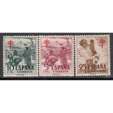 España II Centenario Correo 1951 Edifil 1103/1105 usado