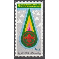 Pakistan Correo Yvert 563 ** Mnh Boy Scouts - Deportes