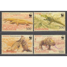 Indonesia Correo 2000 Yvert 1783/86 ** Mnh Fauna - WWF