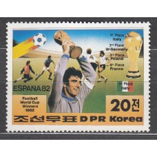 Corea del Norte Correo 1982 Yvert 1734 ** Mnh Deportes - Fútbol