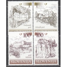 Eslovenia Correo 2000 Yvert 277/80 ** Mnh Castillos