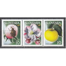 Eslovenia Correo 2000 Yvert 281/83 ** Mnh Frutos