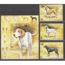 Eslovenia Correo 2005 Yvert 482/84+ Hoja 23 ** Mnh Fauna - Perros