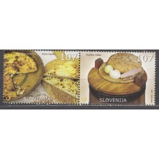 Eslovenia Correo 2005 Yvert 492/93 ** Mnh Gastronomia