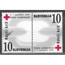 Eslovenia Beneficencia Yvert 19/20 ** Mnh Cruz Roja