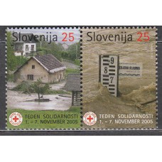 Eslovenia Beneficencia Yvert 36/37 ** Mnh Cruz Roja