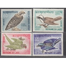 Laos Correo 1966 Yvert 127/30 ** Mnh Fauna - Aves