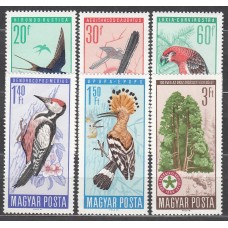 Hungria Correo 1966 Yvert 1809/14 ** Mnh Fauna - Aves