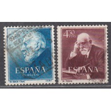 España II Centenario Correo 1952 Edifil 1119/20 usado