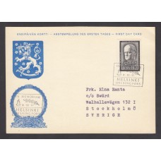 Finlandia Tarjetas Maximas Yvert 468 - Matasello Helsinki 1957