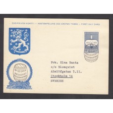 Finlandia Tarjetas Maximas Yvert 490 - Matasello Helsinki 1959