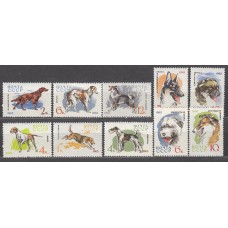 Rusia Correo 1965 Yvert 2917/26 ** Mnh Fauna - Perros