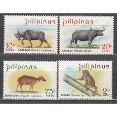 Filipinas Correo 1968 Yvert 711/14 ** Mnh Fauna