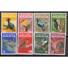 Malaysia Correo Yvert 22/29 ** Mnh Fauna - Aves