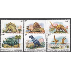 Maldives Correo Yvert 376/81 ** Mnh Fauna Prehistorica