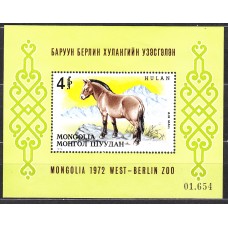 Mongolia Hojas Yvert 28 ** Mnh Fauna - Caballo