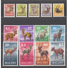 Malawi Correo Yvert 147/59 ** Mnh Fauna