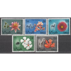 Somalia Correo Yvert 42/46 ** Mnh Flora - Fauna