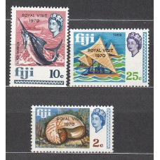 Fidji Correo Yvert 265/67 ** Mnh Fauna - Peces