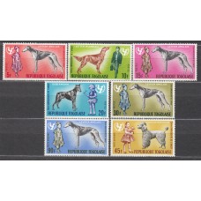 Togo Correo Yvert 520/24+A,65/66 ** Mnh Fauna - Perros