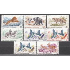 Togo Correo Yvert 543/48+A,81/82 ** Mnh Fauna