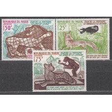 Niger Aereo Yvert 196/98 ** Mnh Fauna