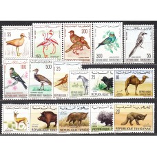 Tunez Correo Yvert 655/62+A,26/33 ** Mnh Fauna