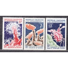 Nueva Caledonia Correo Yvert 322/24 ** Mnh Fauna Marina