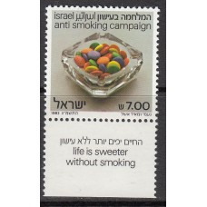 Israel Correo 1983 Yvert 864 ** Mnh Campaña Antitabaco