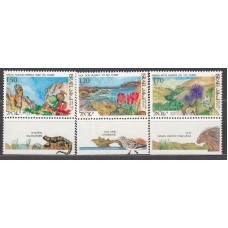 Israel Correo 1993 Yvert 1197/99 ** Mnh Parques Nacionales