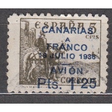 Canarias Correo 1937 Edifil 13 usado