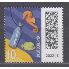 Alemania Federal Correo 2022 Yvert 3503 ** Mnh Mensaje en una botella