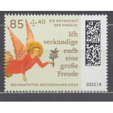 Alemania Federal Correo 2022 Yvert 3507 ** Mnh Mensaje del Angel