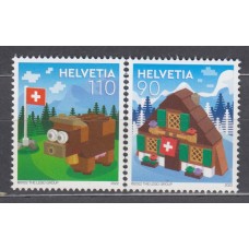 Suiza Correo 2022 Yvert 2748/49 ** Mnh Juegos Lego