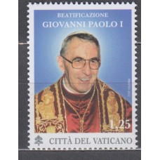 Vaticano Correo 2022 Yvert 1916 ** Mnh Beatificación del Papa Juan Pablo I