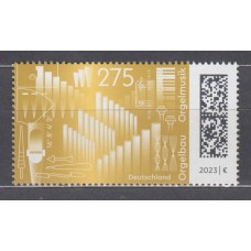 Alemania Federal Correo 2023 Yvert 3524 ** Mnh Fabrica de Organos